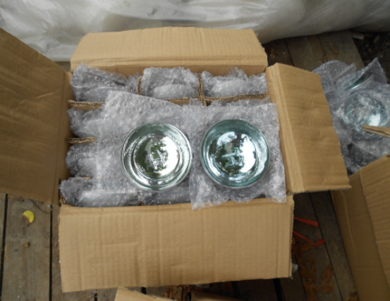 Road Safety Road Marking G105 Solar Glass LED Marking Round Road Stud for Road Safety