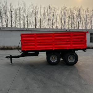 Cheap Hydraulic Dump 4 Wheel Farm Trailer 7C-3-20 Customizable Colors 60-80HP wholesale