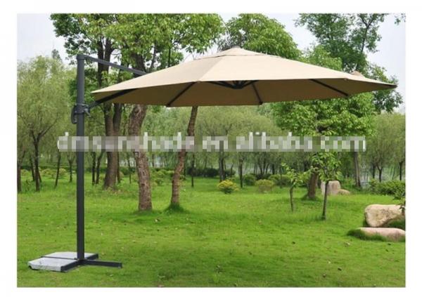 Polyester Olifen Acrylic Beach Aluminium Umbrellas Outdoor