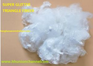 China Triangle Recycled Polyester Staple Fiber PSF For Acupuncture on sale