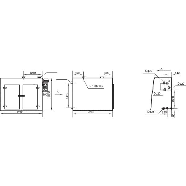 Diesel Heating CT-C Hot Air Circulating Drying Oven
