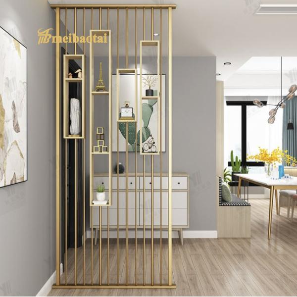 Ss304 Stainless Steel Art Deco Room Divider In Rooms Hall