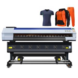 Cheap High Speed 1900mm Dye Sublimation Printer For Fabric 2 Pass 105m2/H 3 Pass 70m2/H 4pass 55m2/H 6 Pass 35m2/H wholesale