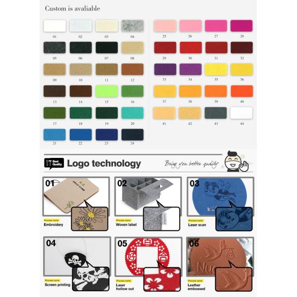 wholesale integrated fashion portable felt bedside caddy felt drawer organizer box for table