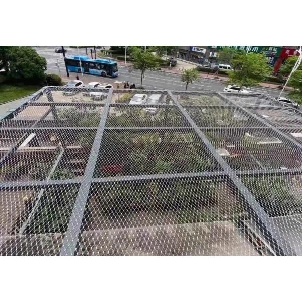 Stainless Steel Metal Rope Mesh 1.2mm - 4.0mm For Amusement Rides