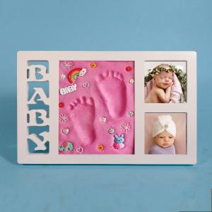 Cheap High End Ornament Photo Frame 34X21.5CM Baby Hand And Foot Impressions wholesale
