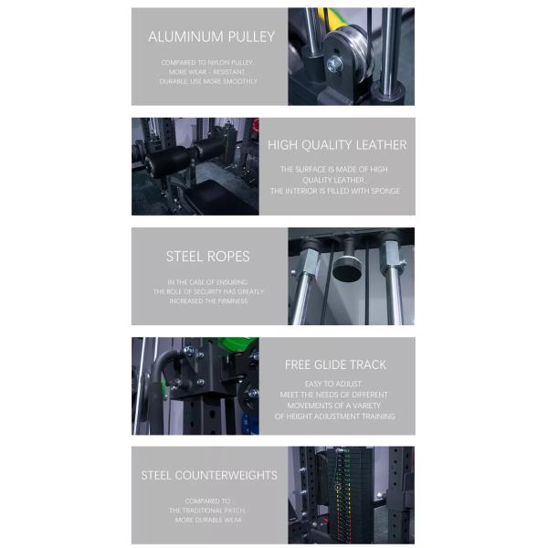 3D Smith Machine Rubber Bumper Plate Curve Treadmill