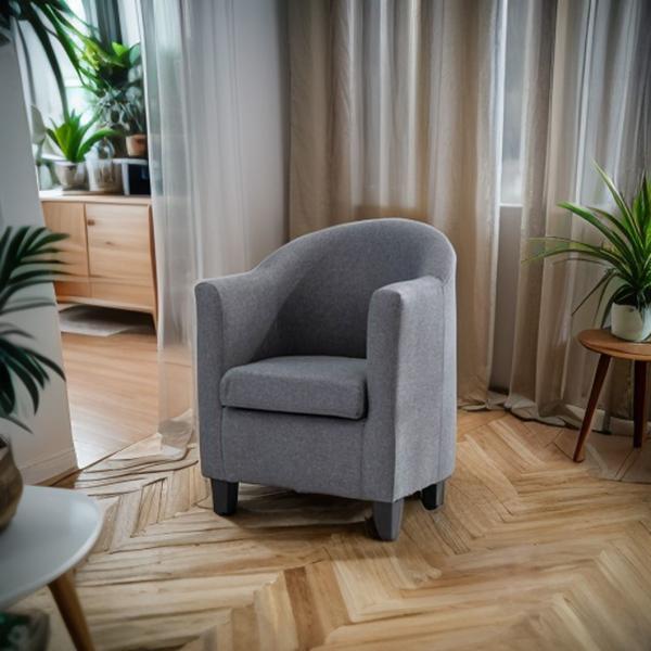 Wooden Frame Decoration Upholstered Sofa Chair for Coffee Shop and Hotel and Bedroom