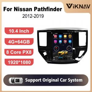 Cheap 10.4 Inch Screen Car radio For 2012-2019 Nissan Pathfinder Navigation Multimedia DVD Player Android Wireless Carplay wholesale