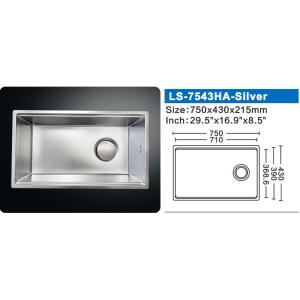 Commercial Integrated Stainless Steel Kitchen Sink Stretching Basin ODM