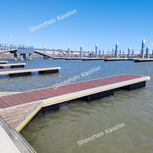 Cheap Aluminum Alloy Floating Dock Wharf Pontoon Floating Jetty Pier Float Dock wholesale