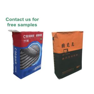 25kg 3 Layer White Kraft Paper Valve Bags Packaging Sacks