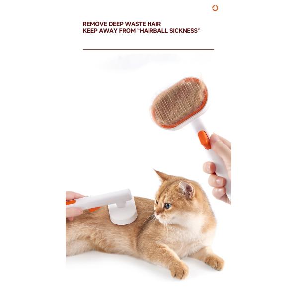 Pet Dog Brush Hair Removal Grooming Tools Cat One-Button Slicker Self Cleaning Comb