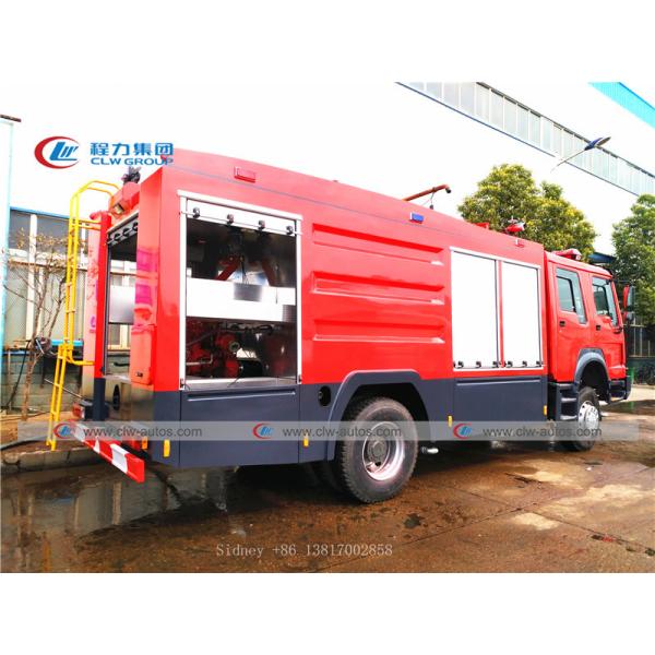 Sinotruk Howo 4X4 Offroad Fire Rescue Truck With Diesel Engine