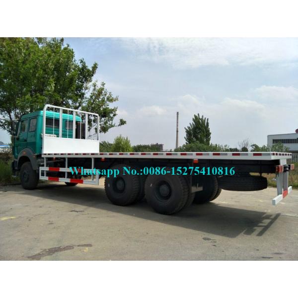 Rough Terrain Flatbed Heavy Cargo Truck 10 Wheeler For DR CONGO High Performance