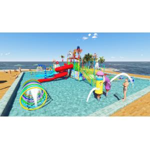 Cheap Commercial Kid Water Park Design Fiberglass Pool Play Water Equipment wholesale