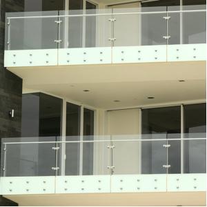 Balcony Stainless Steel And Glass Railing Systems Casting Handrail Balustrade