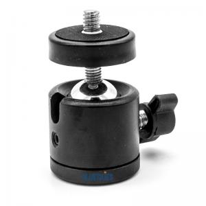 China 360 Degree Swivel Mini Tripod Ball Head with 1/4 Screw Thread Base Compatible for Photo Studio Ring Light DSLR Camera on sale