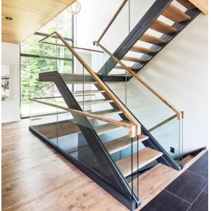 Premium Glass Metal Railing Stainless Glass Handrail Abrasion Resistance