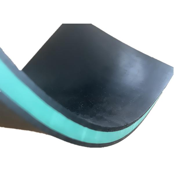 Black Green Black Sandwich Rubber Skirt Conveyor Belt Sheet