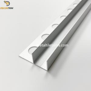 Thick 0.9mm Tile Trim Profiles Aluminum alloy 6063 T5 Bathroom Glass