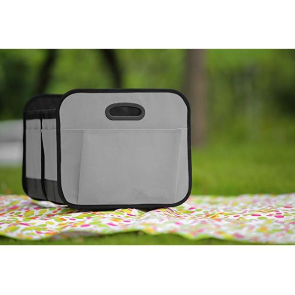 Foldable Cargo Trunk Organizer Bags , Truck Organizer Bag With Reinforced Handles