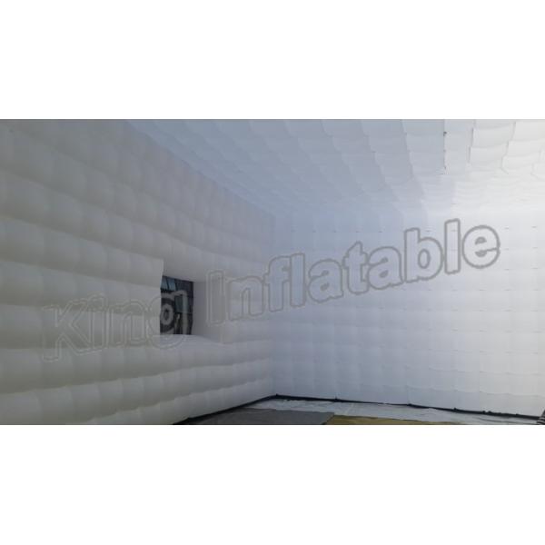 Marquee Reinforced Seam Inflatable Event Tent PVC Stretch Building Tent With Door And Windows