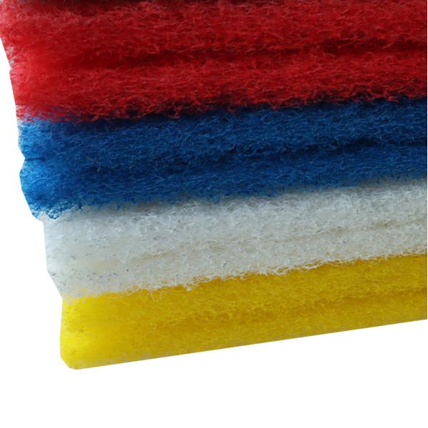 Fiber Nylon Scrub Pad High Efficiency Industrial Scouring Pads Environmental Friendly