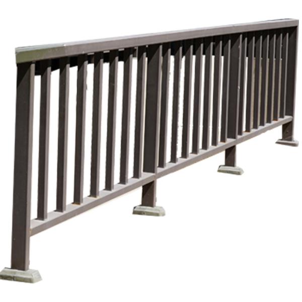Assembled Outdoor Wrought Iron Guardrail Balustrade Fences Forging Rawd Iron Railing