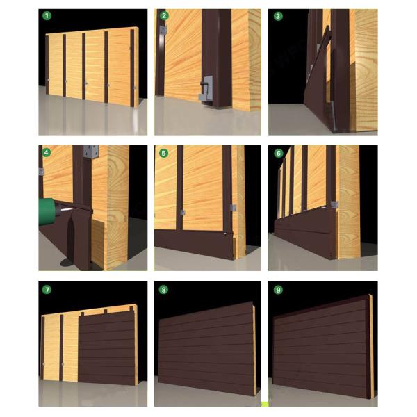 Hotel Durable Bamboo Fiber Covering Decoration For Ponds And Gardens Wpc Wall Panel