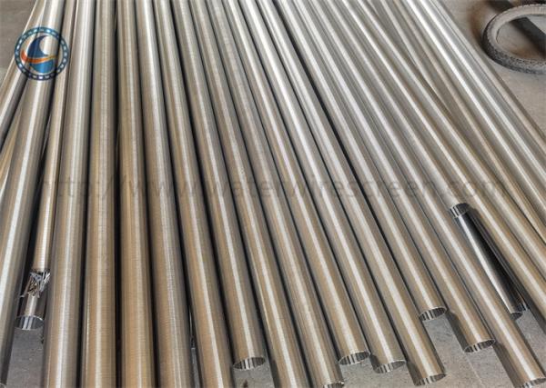 Stainless Wire Wraps 4 Inch Well Screen Filter Pipes Reduce Energy Consumption