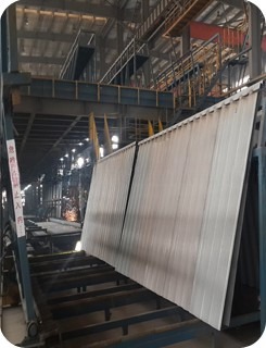 SPA-H Corten-A 20ft Electric Hydraulic Wing Flying Opening Dry Shipping Container Side Door with Side Open Design