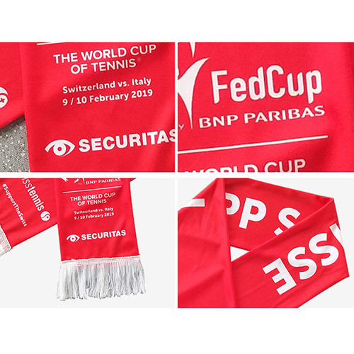 Oem Factory Manufacturer Custom Logo National Soccer Scarf Qatar Espana Brazil Portugal France