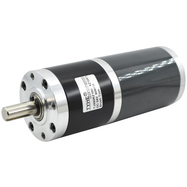 60mm Permanent Magnet DC Gear Motor With Brake 100 Kg Cm Torque 90w 30nm