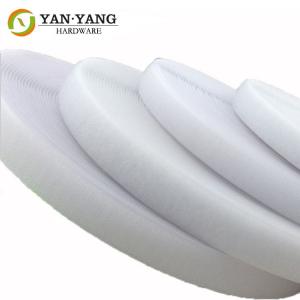 Cheap factory price best quality furniture polyester white hook and loop wholesale