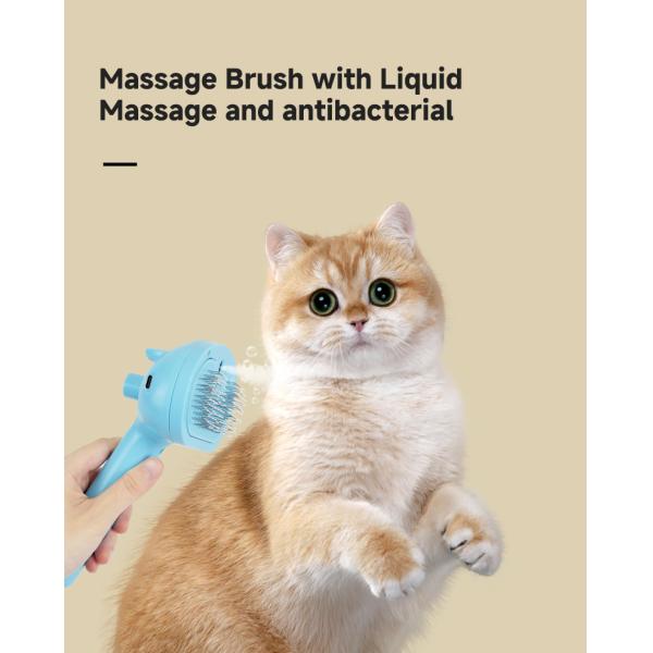 Pet Steam Brush Cleaning Hair Massage Brush Self Cat Clean Dog Spray Hair Removal Comb