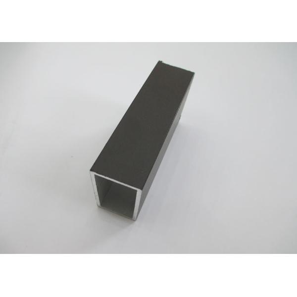 Black Painted 80 * 40 Aluminum Extrusion Profiles , Square Structural Aluminum Profiles