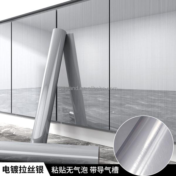 Transform Your Home with Self Adhesive Gold Stainless Steel Contact Paper Rust Resistant and Waterproof Features