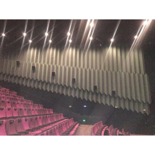 Rectangle Polyester Sound Acoustic Panel Lightweight Fireproof Sound Absorbing Panels