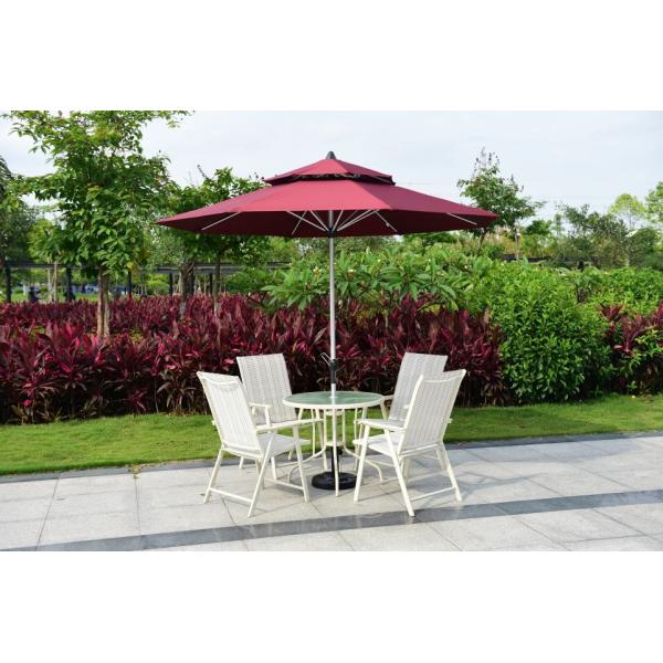 2.7m Middle Aluminum Patio Umbrella Outdoor Umbrella Without Back
