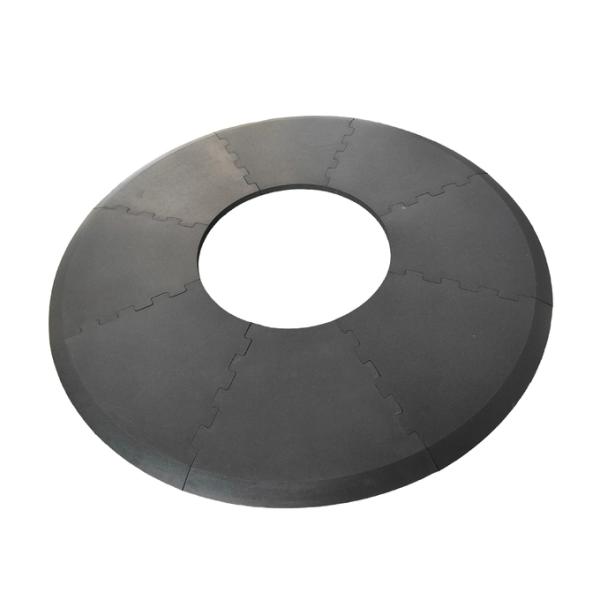 Black Rubber Grounding Mat Anti Slip Anti Static Custom Size Rubber Mats 1