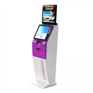 Cheap 19 Inch Restaurant Ordering Self Payment Kiosk machine With Barcode Scanner wholesale