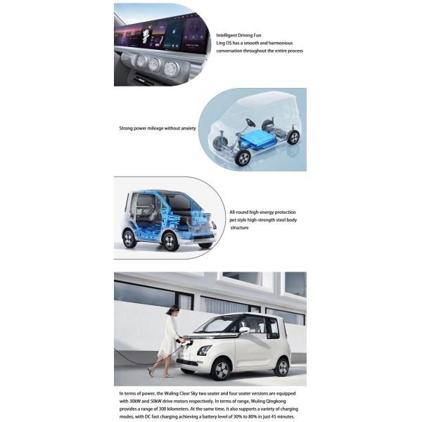 New Energy Mini EV Cars Vehicles Modern And Sleek Design Wuling Nano Air