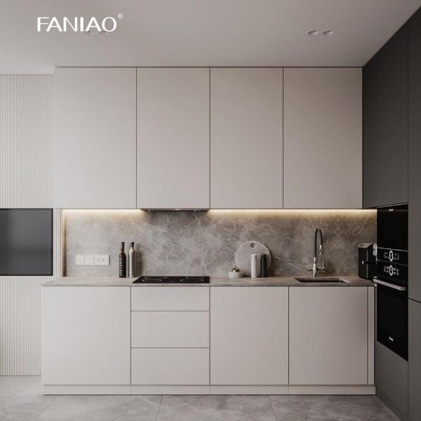 Mini Kitchenette Melamine Kitchen Cabinet for Hotel Kitchen Apartment Cabinet Project