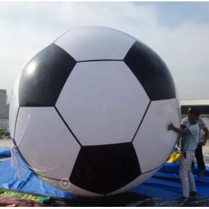 Cheap Soccer Shape Giant Advertising Inflatable Helium Balloon With Full Printing wholesale