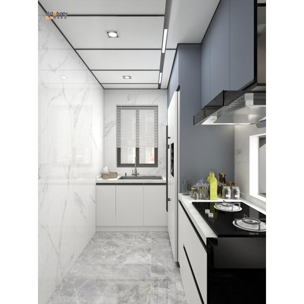 Create a Modern Look in Your Apartment Kitchen with PVC Melamine Kitchen Cabinet Door