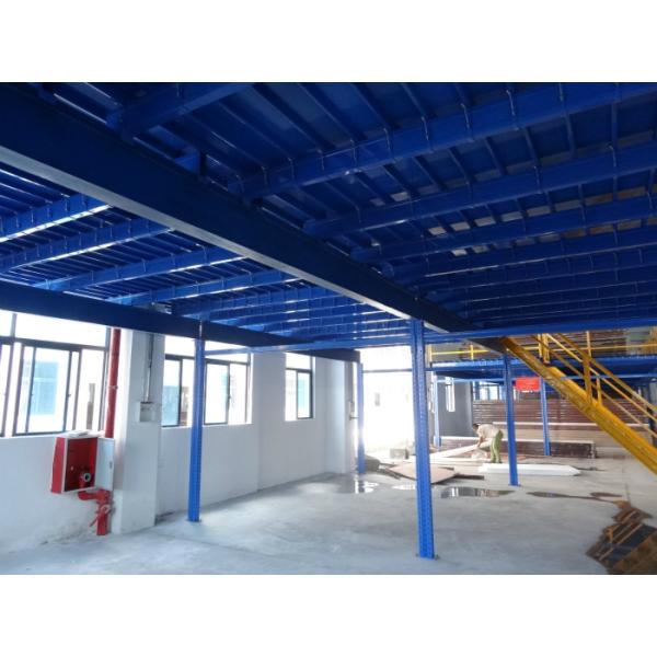 Commercial Industrial Mezzanine Floors , Powder Coating Platform Floor System