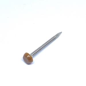 Cheap Annular Ring Shank Polytop Nails / Pins Stainless Steel Cladding 40mm wholesale