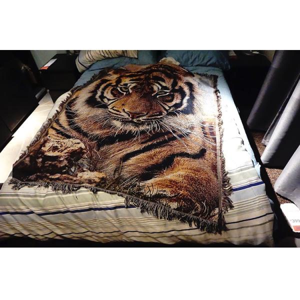 Y-Z Tiger Tapestry Cozy Sofa Cover Afghan Blankets Bohemian Cotton Picnic Rug Blanket