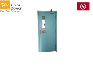 Cheap Red Powder Coating Self Closing Commercial Fire Rated Doors/ Steel Doors/ 45 mm Thick wholesale